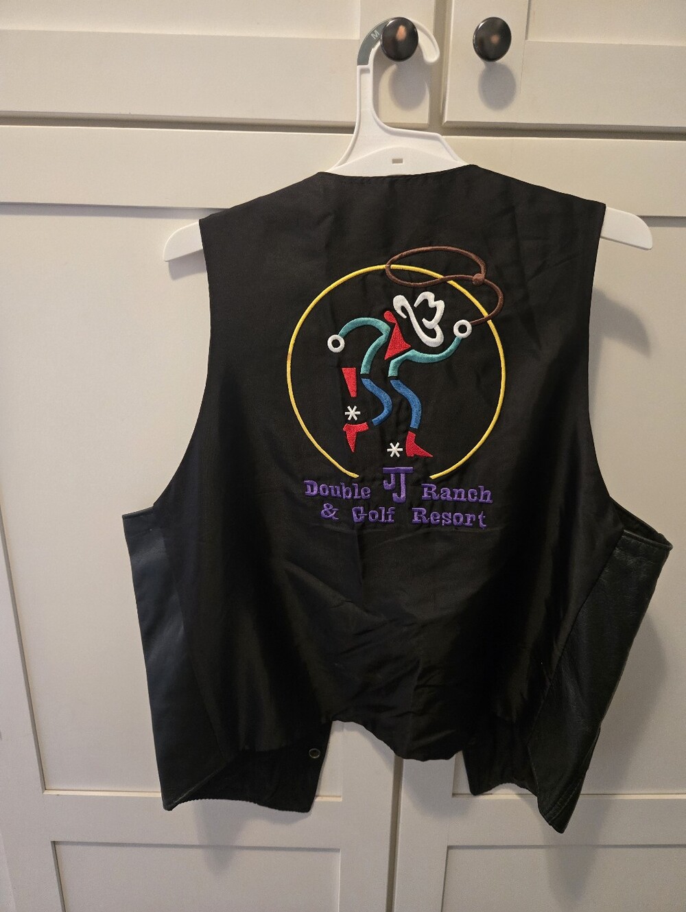 Electric Forest Rothbury Double JJ Vintage Embroidered Black Vest